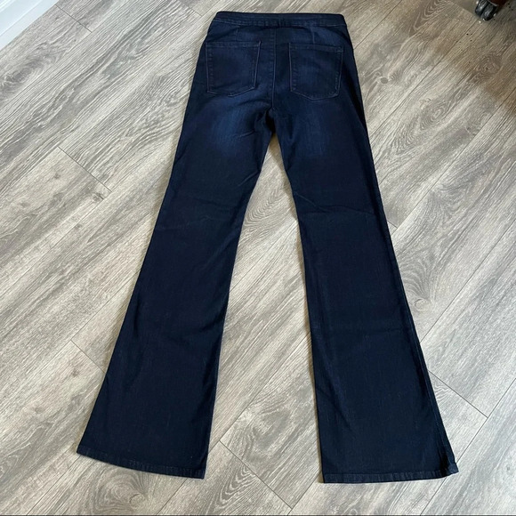 Forever 21 boho hippie dark wash flared bell bottom jeans. Size 30 - Picture 6 of 7